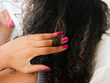 Frenkie Fuchsia Maniac Nails gellak sticker Manicure solid Purple Curls